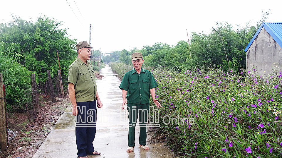 Cựu chiến binh tỉnh tích cực tham gia xây dựng nông thôn mới