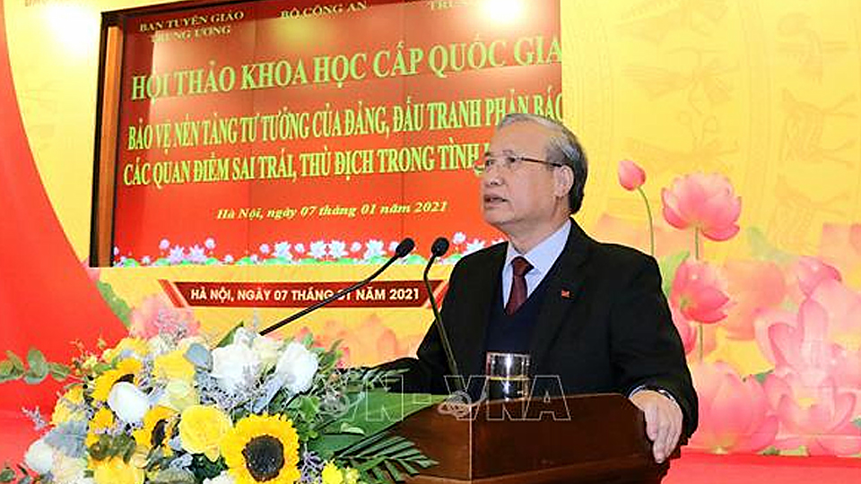 Bảo vệ nền tảng tư tưởng của Đảng trong tình hình mới