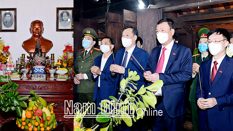 Dâng hương tưởng niệm Tổng Bí thư Trường Chinh