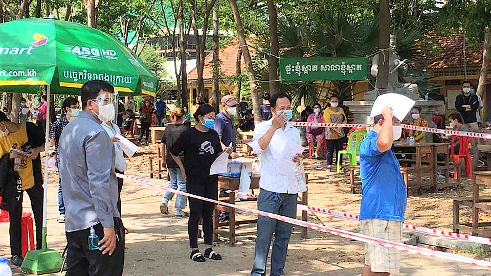 Phnom Penh tiếp tục áp dụng biện pháp hành chính phòng, chống dịch Covid-19