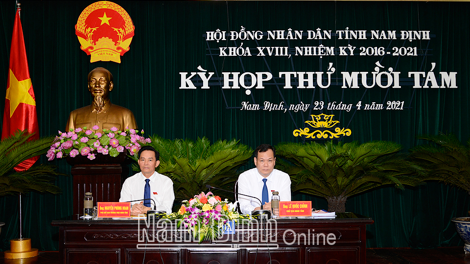 HĐND tỉnh khóa XVIII tổ chức kỳ họp tổng kết nhiệm kỳ 2016-2021