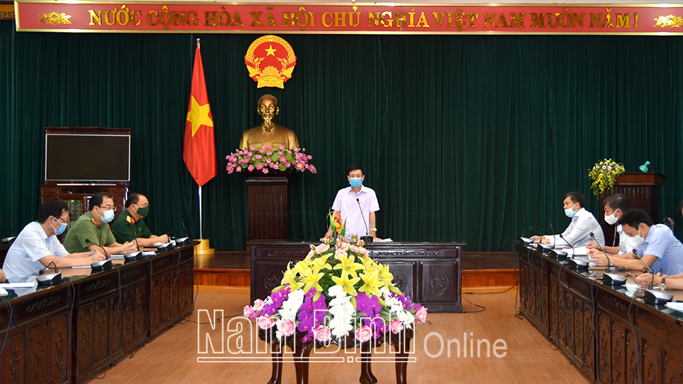 Thông báo kết luận của Chủ tịch UBND tỉnh tại cuộc họp về công tác phòng, chống dịch bệnh COVID-19