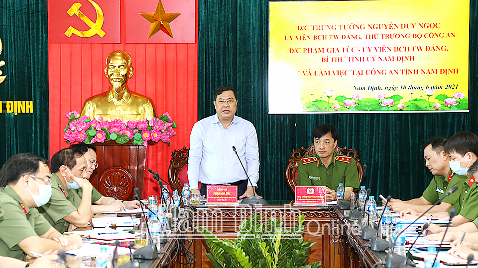 Xây dựng lực lượng Công an tỉnh ngày càng chính quy, tinh nhuệ, từng bước hiện đại, đáp ứng yêu cầu nhiệm vụ trong tình hình mới