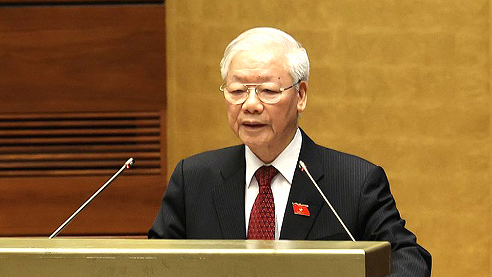 Tổng Bí thư Nguyễn Phú Trọng: Tiếp tục nâng cao hơn nữa chất lượng, hiệu quả hoạt động của Quốc hội