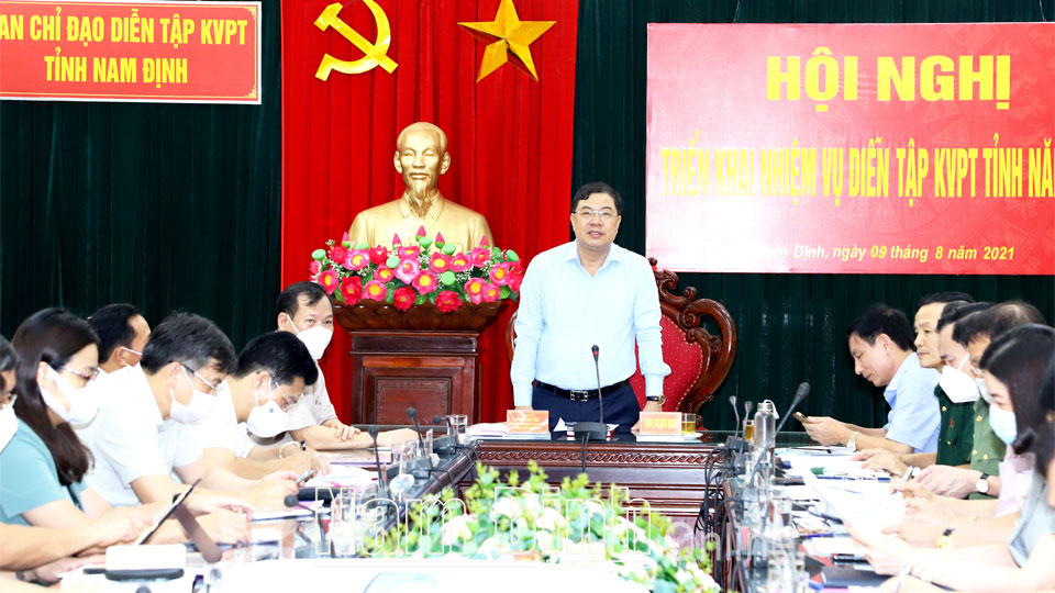 Triển khai nhiệm vụ diễn tập khu vực phòng thủ tỉnh năm 2021