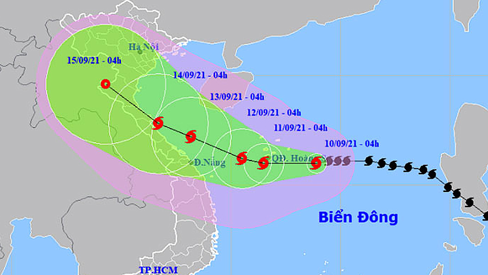 Bão số 5 mạnh cấp 11, giật cấp 13