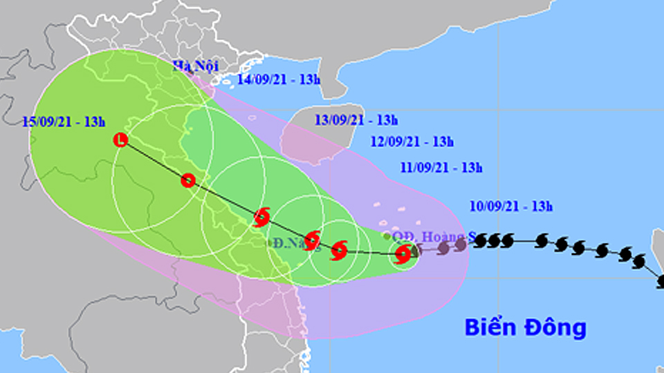 Tin bão trên biển Đông (cơn bão số 5)