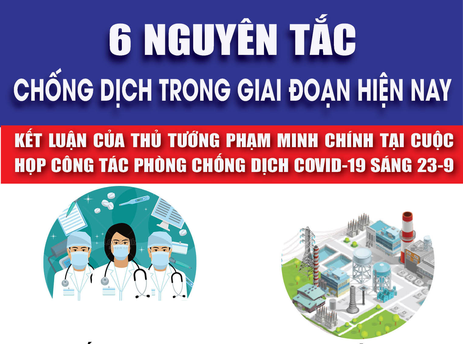 6 nguyên tắc chống dịch trong giai đoạn hiện nay