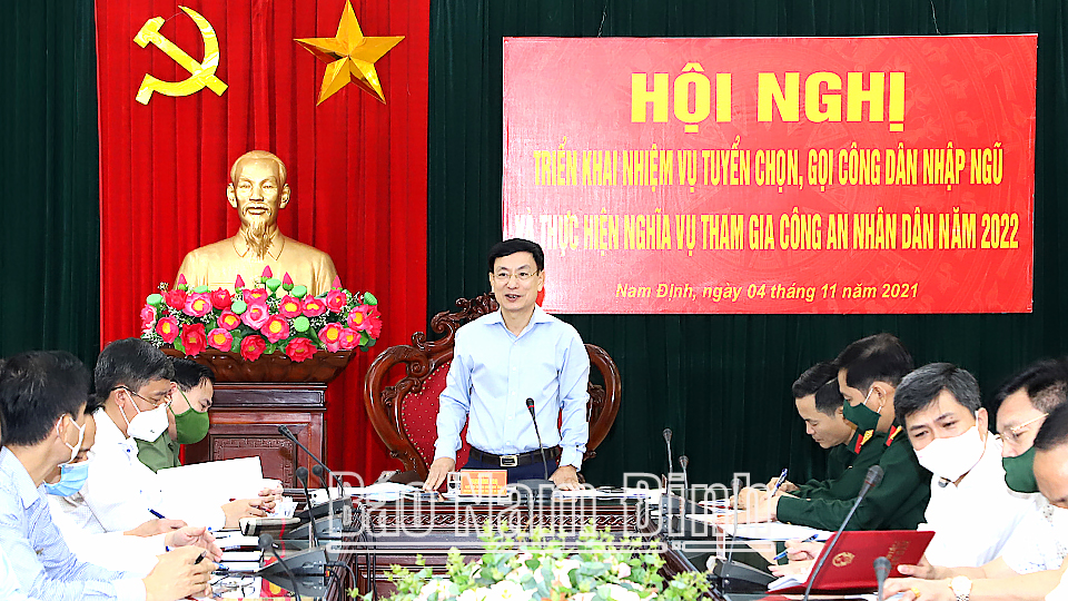 Triển khai nhiệm vụ tuyển chọn gọi công dân nhập ngũ năm 2022