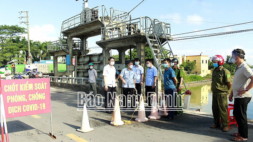 Sáng 11-11, Giao Thủy ghi nhận 37 ca bệnh COVID-19 tại xã Hồng Thuận