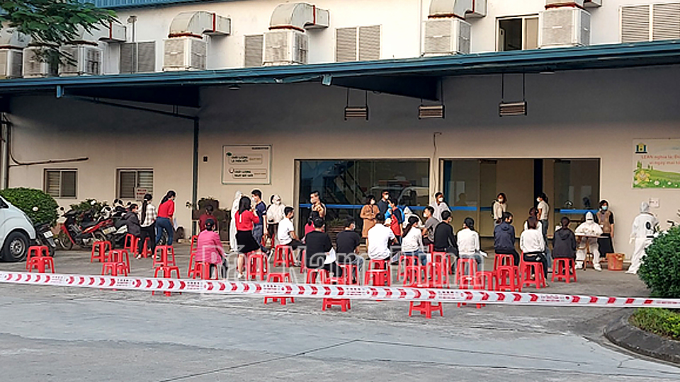 719 công nhân liên quan đến F0 tại Công ty TNHH Youngone Nam Định có kết quả xét nghiệm âm tính