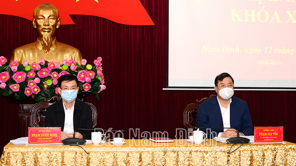 Hội nghị lần thứ 12 Ban Chấp hành Đảng bộ tỉnh khoá XX