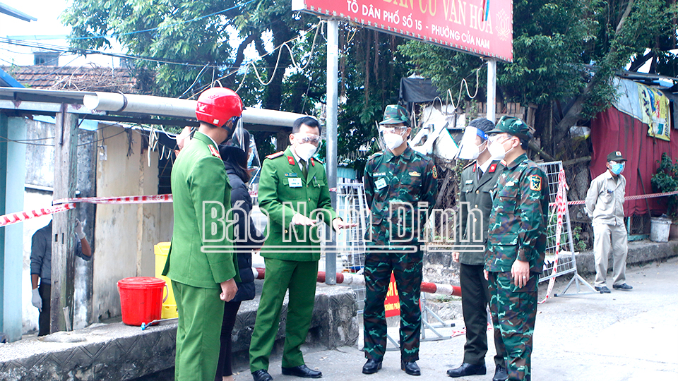 Ghi nhận chùm F0 phức tạp tại phường Cửa Nam, Thành phố Nam Định triển khai khẩn trương các biện pháp phòng, chống dịch