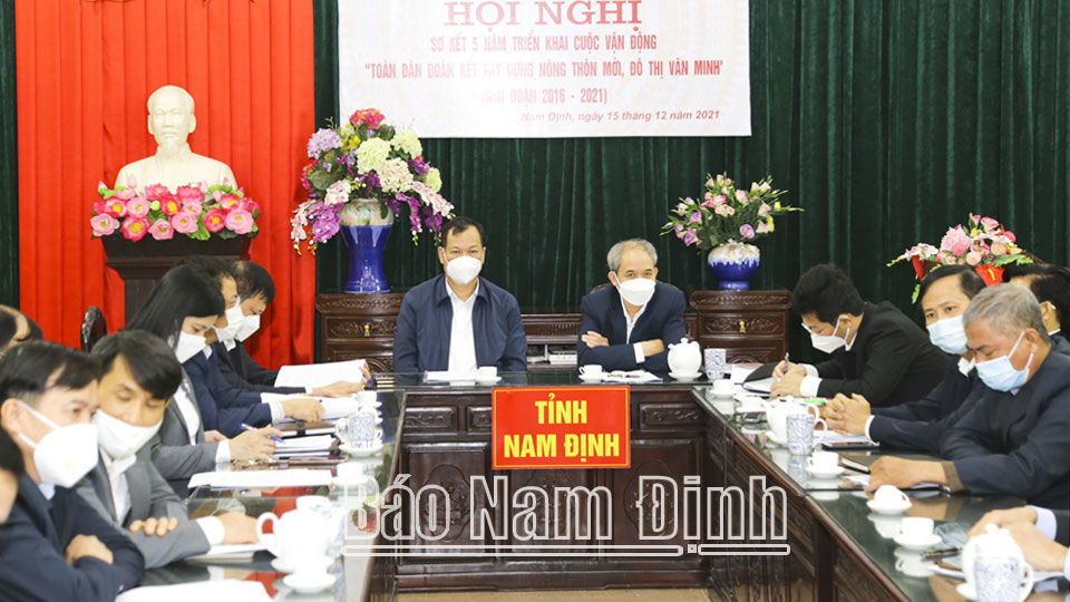 Sơ kết 5 năm triển khai cuộc vận động "Toàn dân đoàn kết xây dựng nông thôn mới, đô thị văn minh"