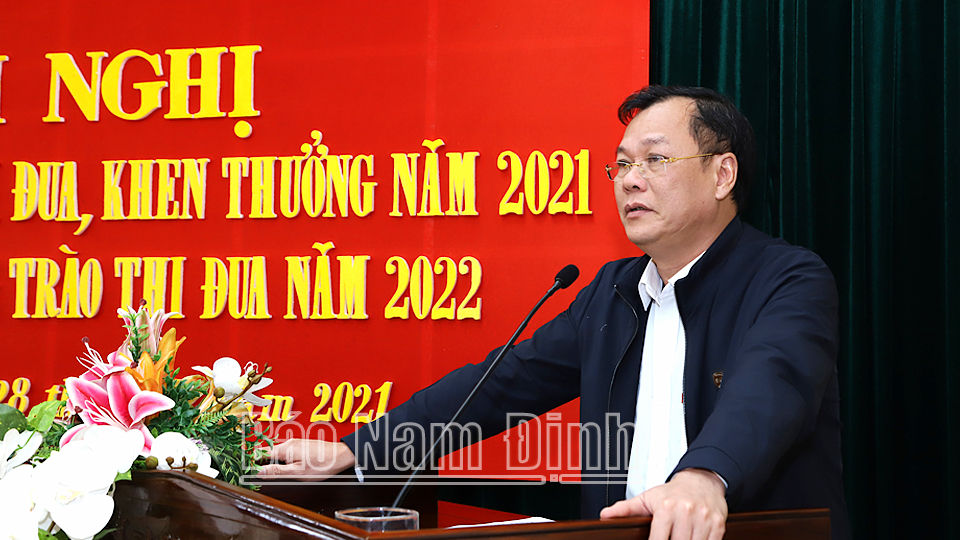 Khối thi đua các cơ quan Đảng thuộc Tỉnh ủy phát động phong trào thi đua năm 2022