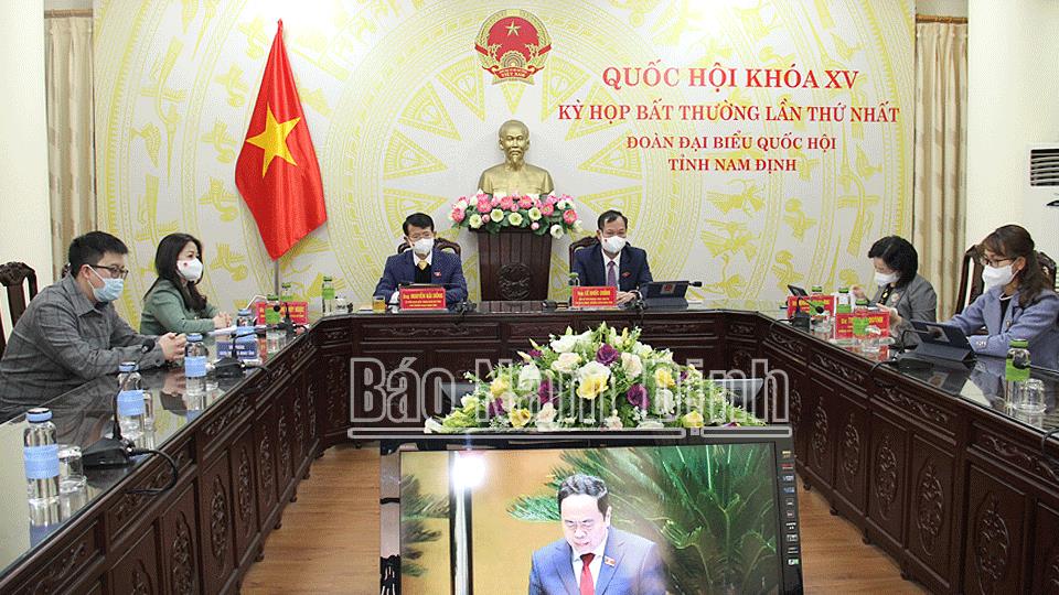 Bế mạc Kỳ họp bất thường lần thứ Nhất, Quốc hội khóa XV