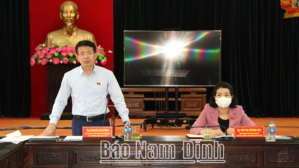 Đoàn đại biểu Quốc hội tỉnh giám sát việc thực hiện pháp luật về tiếp công dân và giải quyết khiếu nại, tố cáo