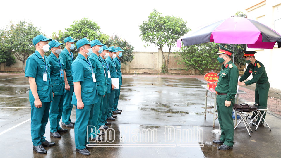 Xây dựng Ban Chỉ huy Quân sự huyện Giao Thủy vững mạnh toàn diện "mẫu mực, tiêu biểu"