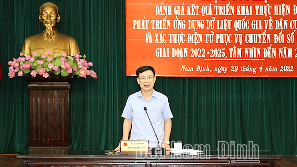 Đánh giá kết quả triển khai thực hiện Đề án phát triển ứng dụng dữ liệu quốc gia về dân cư, định danh và xác thực điện tử