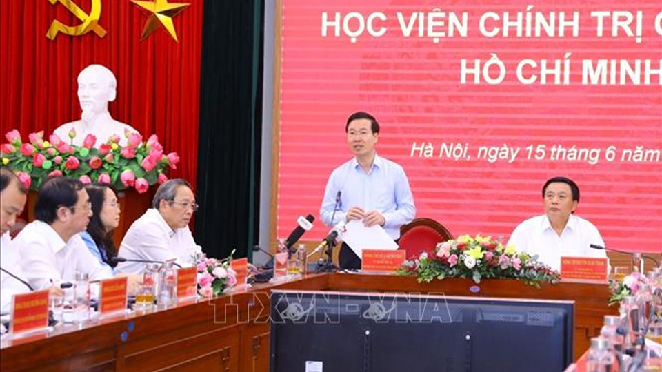 Học viện Chính trị Quốc gia Hồ Chí Minh phải trở thành một "túi khôn" của Đảng