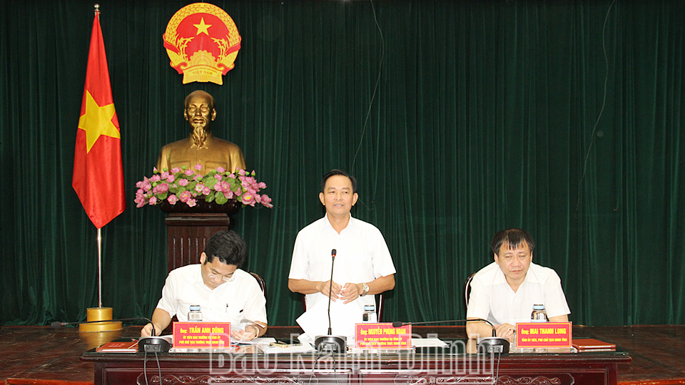 Thường trực HĐND tỉnh họp giám sát kết quả giải quyết kiến nghị cử tri