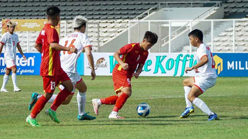 U19 Việt Nam thắng đậm Brunei, vượt Thái Lan ở giải U19 Đông Nam Á