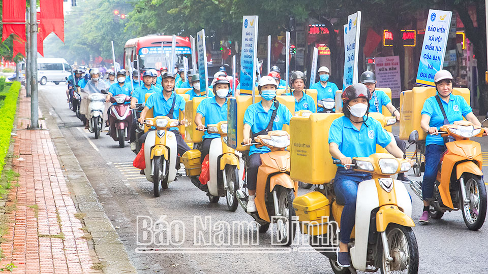 Bảo hiểm xã hội tỉnh ra quân hưởng ứng Ngày Bảo hiểm Y tế Việt Nam 1-7