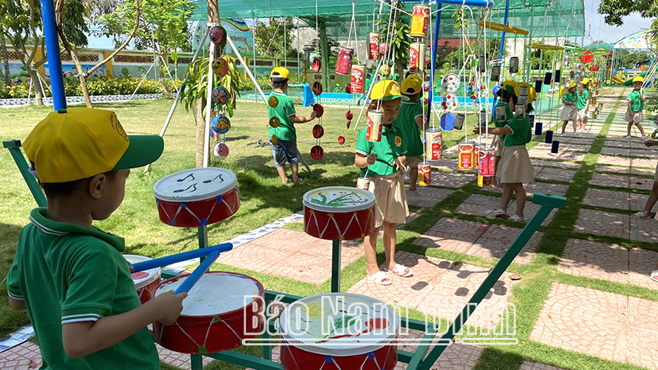 Hải Hậu quan tâm chất lượng chăm sóc, giáo dục trẻ mầm non