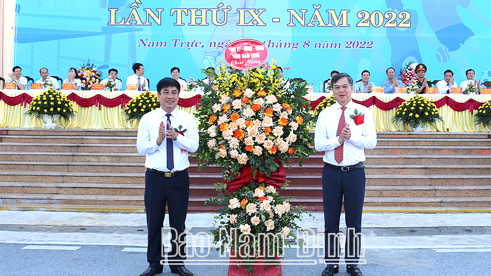 Khai mạc Đại hội Thể dục thể thao huyện Nam Trực lần thứ IX năm 2022