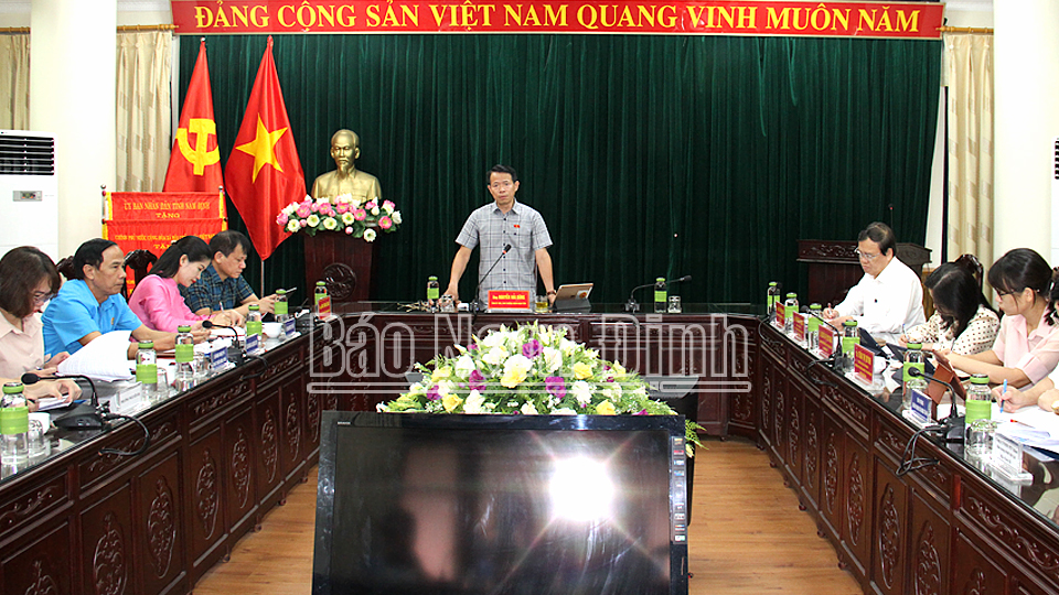 Đoàn đại biểu Quốc hội tỉnh lấy ý kiến đóng góp dự thảo Luật Thực hiện dân chủ ở cơ sở