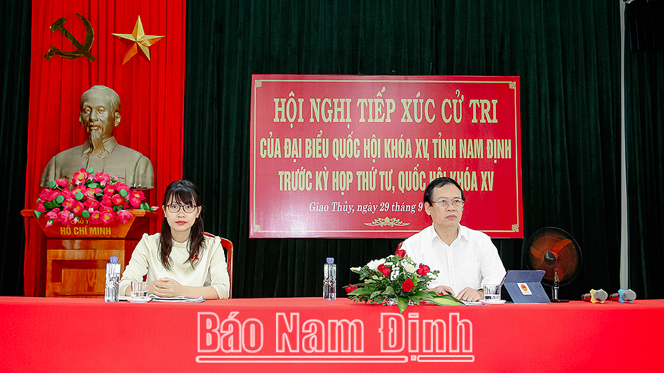 Đoàn đại biểu Quốc hội tỉnh tiếp xúc cử tri trước kỳ họp thứ tư, Quốc hội khóa XV