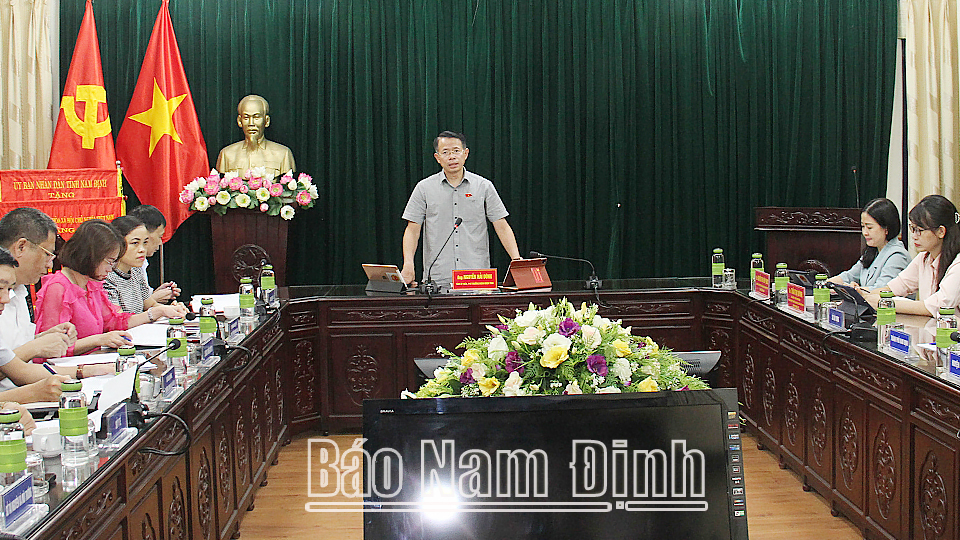 Đoàn đại biểu Quốc hội tỉnh lấy ý kiến đóng góp Dự thảo Luật Thanh tra (sửa đổi)