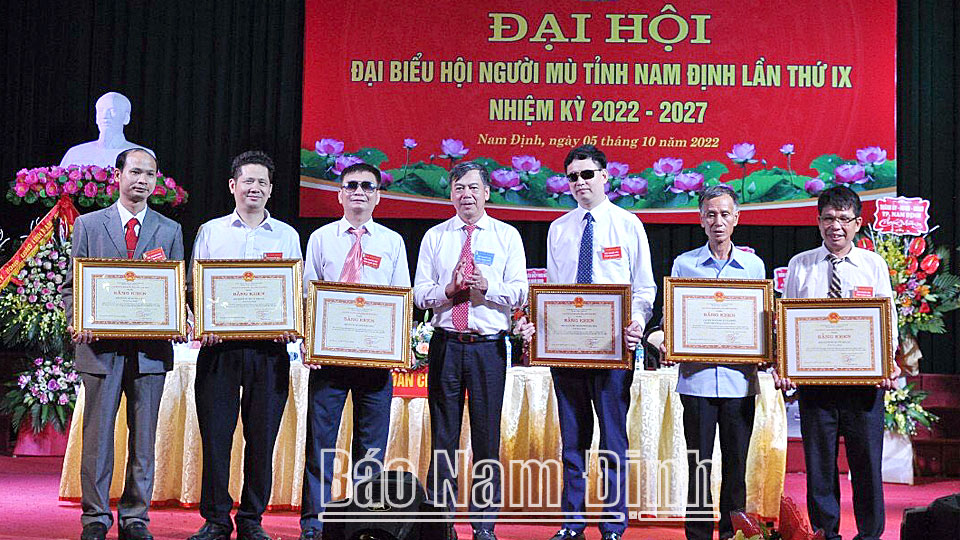 Đại hội đại biểu Hội người mù tỉnh lần thứ IX, nhiệm kỳ 2022-2027