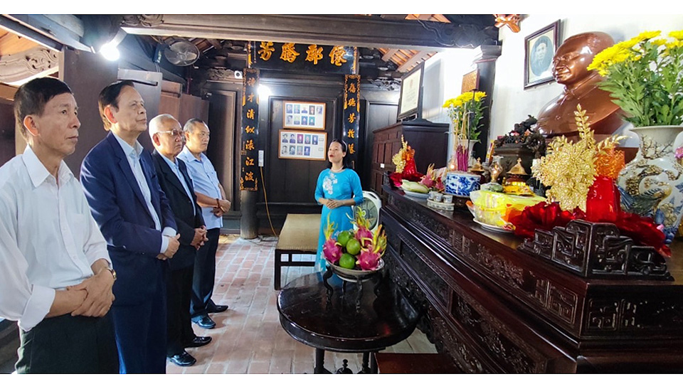 Từ ngôi Nhà lưu niệm Tổng Bí thư Trường Chinh