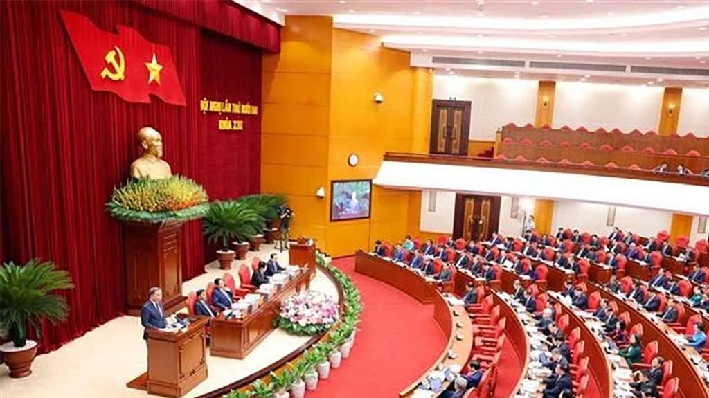 At the opening ceremony of the 13th Party Central Committee’s 12th plenum in Hanoi on July 18. (Photo: VNA)