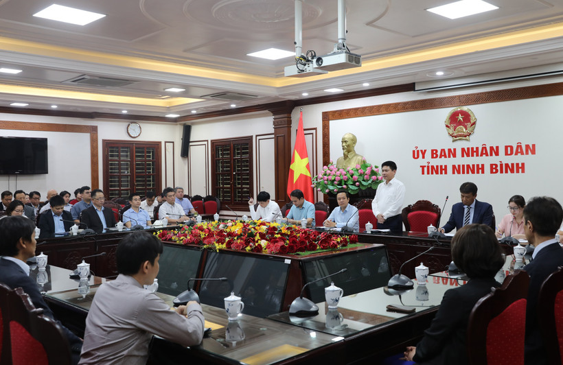 At the working session.