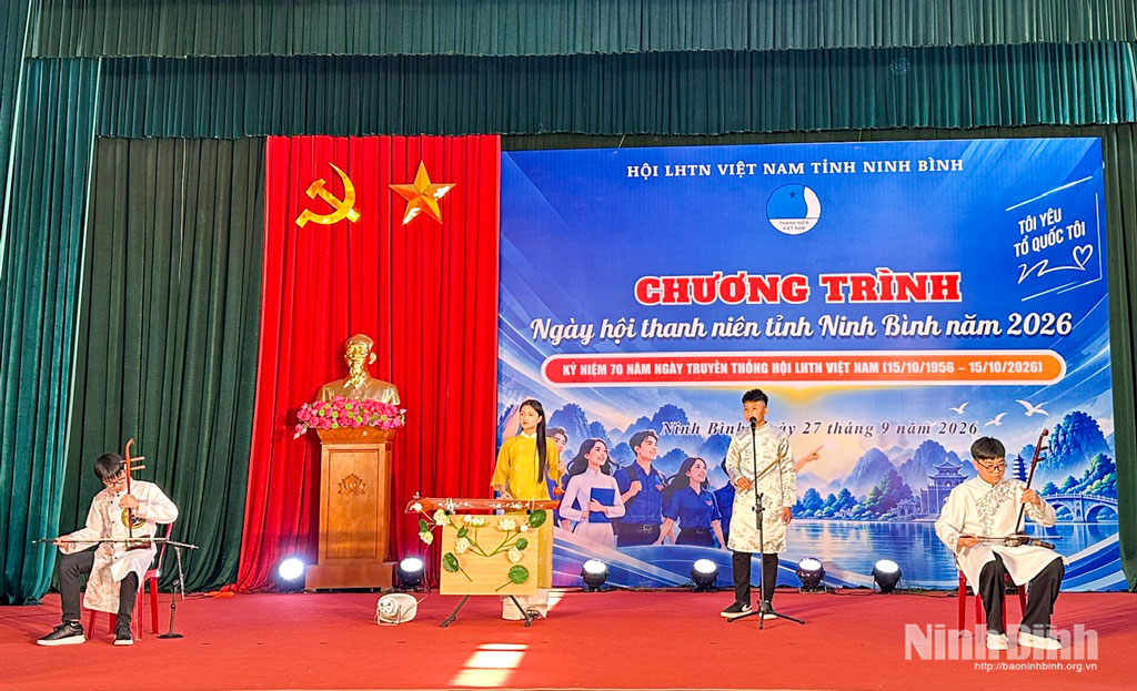Sôi nổi Ngày hội Thanh niên tỉnh Ninh Bình năm 2026
