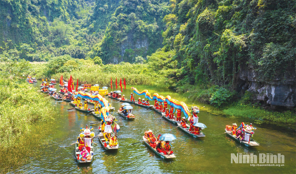 Trang An festival.