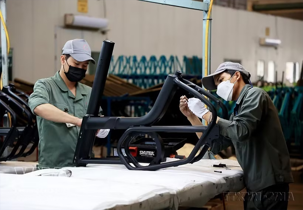 At Giang Dien Industrial Park in Dong Nai province (Photo: VNA)
