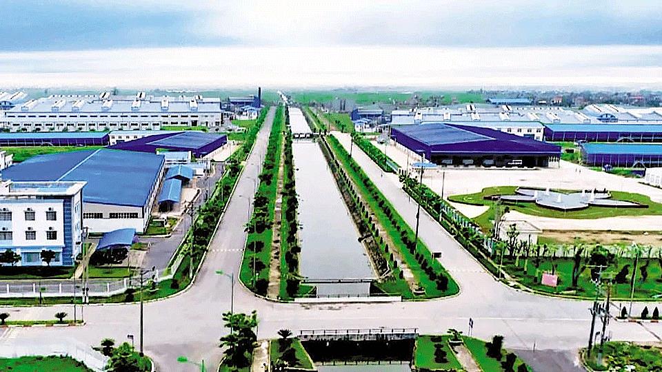 Trung Thanh Industrial park in Tan Minh commune.