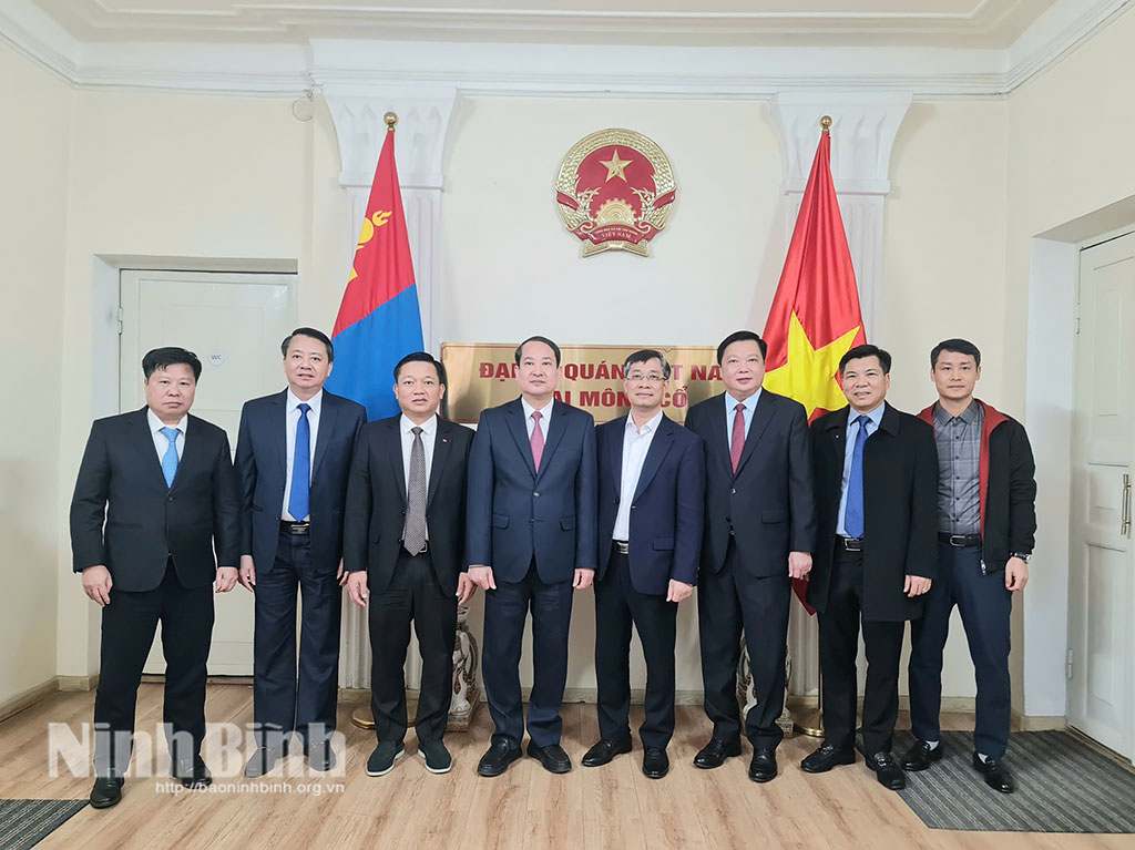 the delegation visited and worked with the Embassy of Vietnam in Mongolia.
