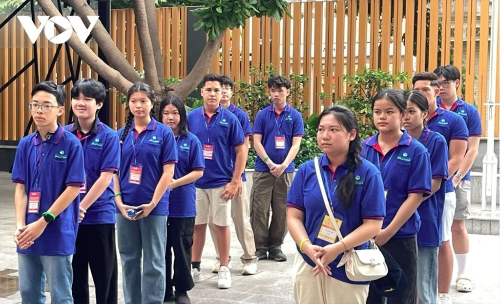Camp participants attend the 18th overseas Vietnamese youth summer camp in 2025.