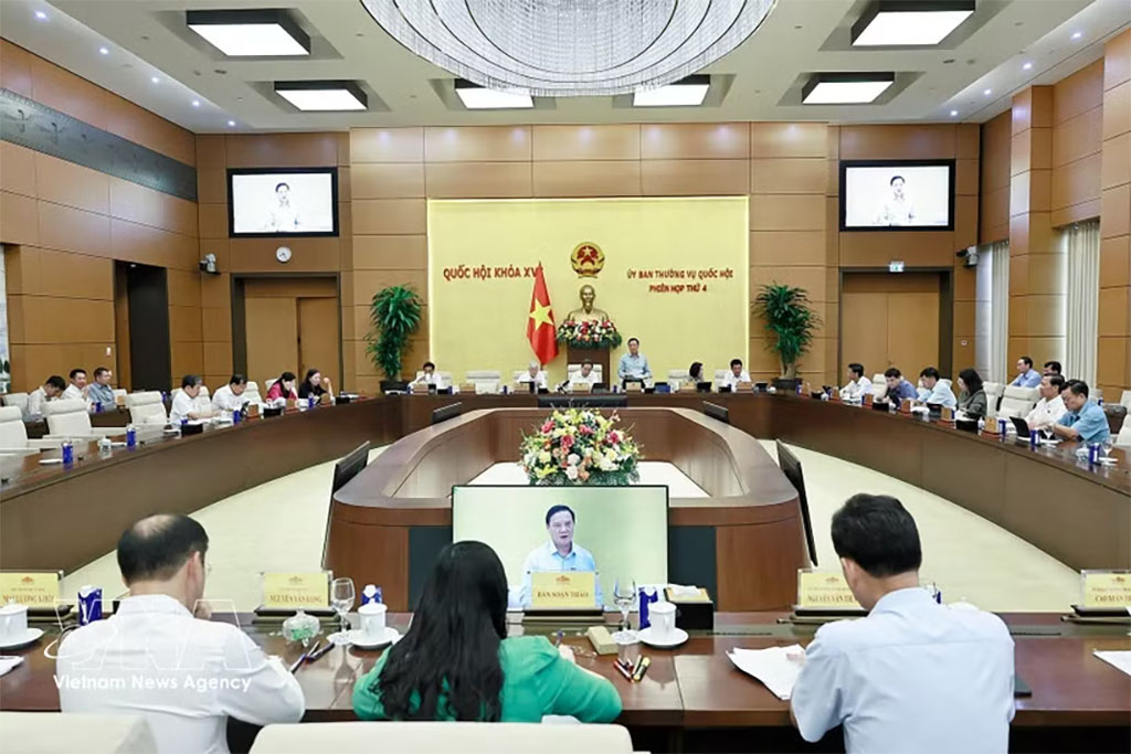 A session of the NA Standing Committee (Illustrative image: VNA)