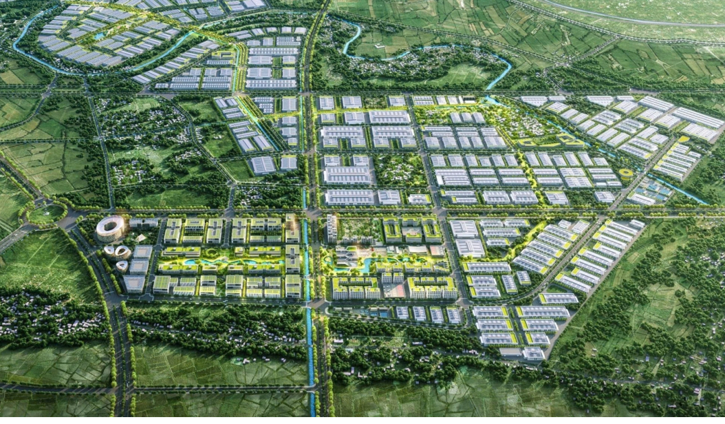 Perspective design of Ninh Bình hi-tech park.